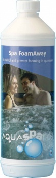 Aqua Sparkle  Spa Foam Away 1litre