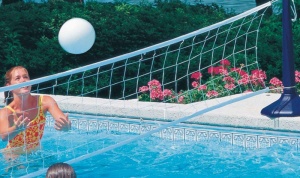 Poolside Volleyball