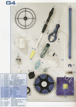 Zodiac Baracuda G4 Spare Parts
