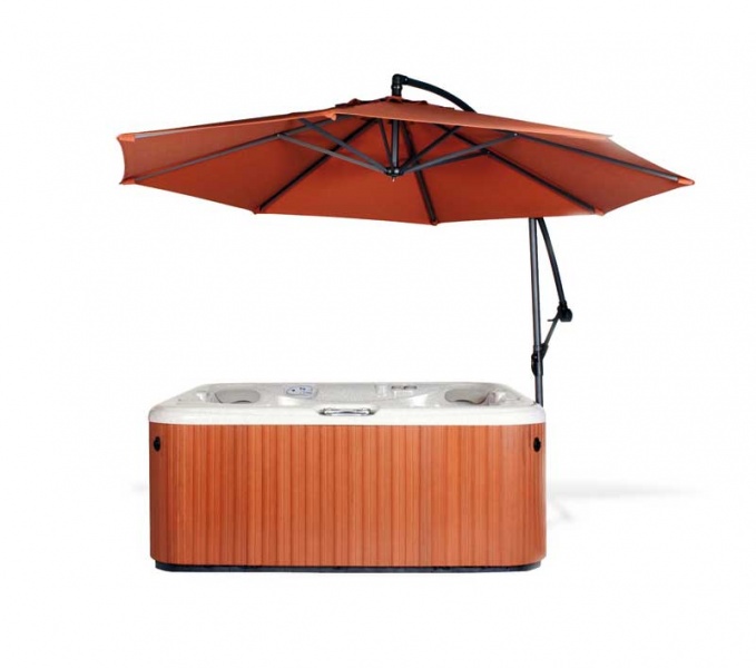 Essentials Spa and Hot Tub Side Umbrella Stylish Living Pool Market