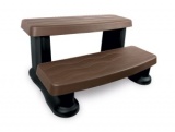 Dark Brown 32'' Cover Valet Premium Side Spa & Hot Tub Step