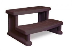 Dark Brown 32'' Cover Valet Spa & Hot Tub Side Step