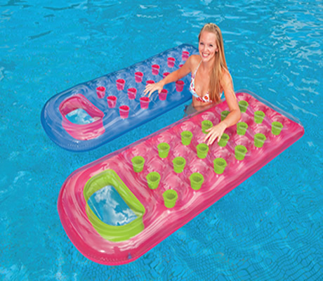 Pool Floats 16145SF Details about   18 Pocket Window Pool Lounger 