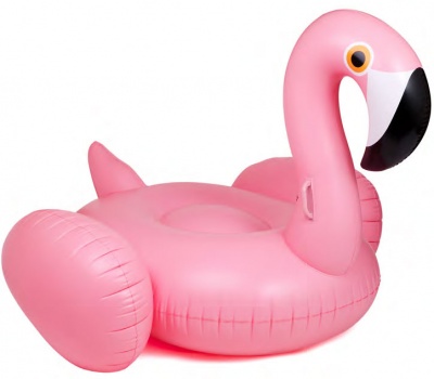pink inflatable pool