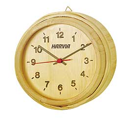 Harvia Sauna Clock Outside Cabin