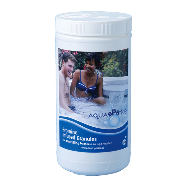 Aqua Sparkle Hot Tub & Spa Bromine Granules 1kg Pool Market