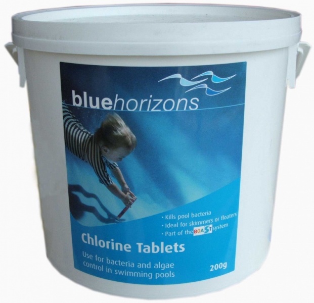Blue Horizons Small Chlorine Tablets 2.5kg Designed To Slowly