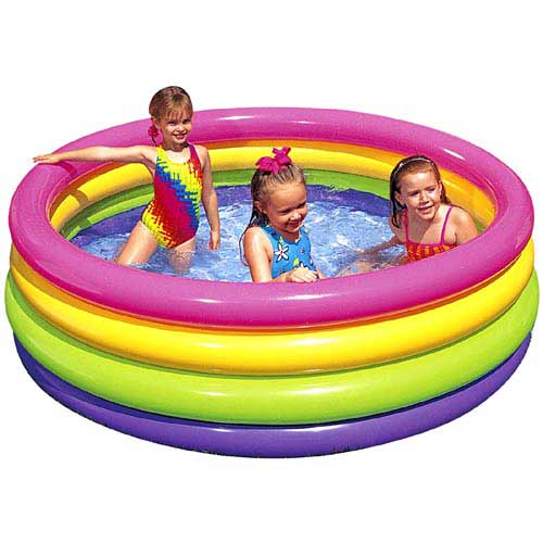 Intex Childrens Sunset Glow Paddling Pool Pool Market