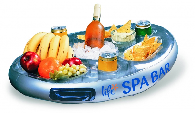 swim spa with bar