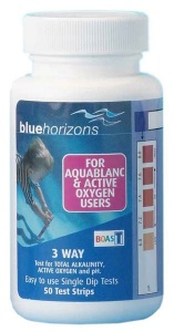 Blue Horizons Aquablanc & Active Oxygen Test Strips